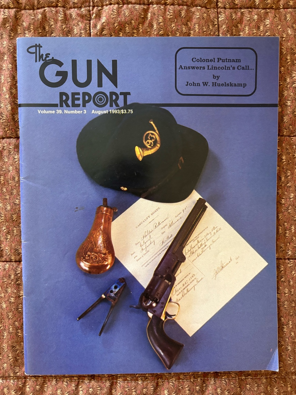 Vintage The Gun Report Magazine Vol 39 No 3 August 1993 Colonel Putnam Answers
